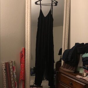 Derek Heart Black Jumpsuit